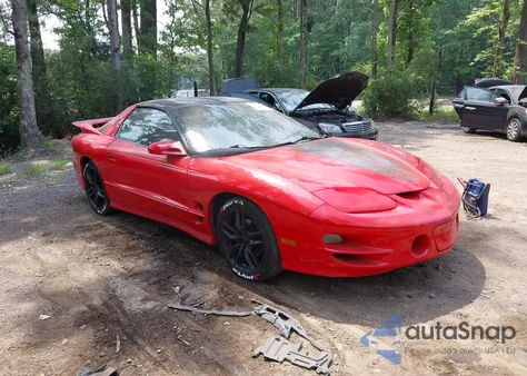 2001 Pontiac Firebird Trans Am из США, поврежденный, VIN 2G2FV22G712148927